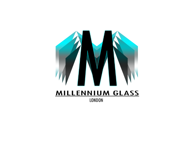 Projektowanie logo dla firm,  Logo Firmy Szklarskiej, logo firm - Millenium
